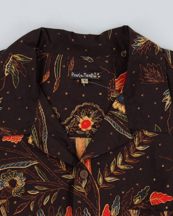 PitheCan Thropus Brown Pattern Shirt - XL