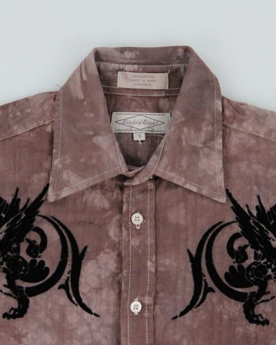 Y2k 00s Eighty Eight Tie Dye Graphic Shirt - S