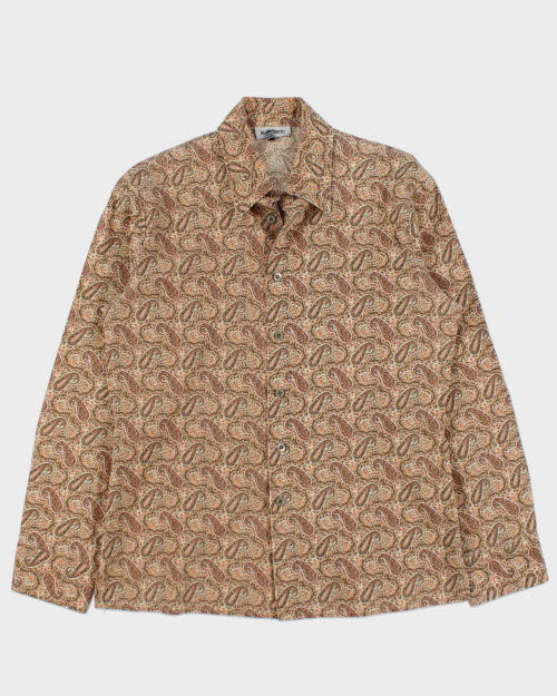 Y2k 00s Le Chateau Paisley Pattern Shirt - S