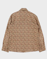 Y2k 00s Le Chateau Paisley Pattern Shirt - S