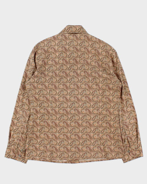 Y2k 00s Le Chateau Paisley Pattern Shirt - S