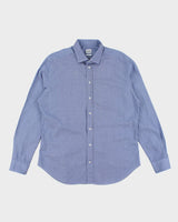 Armani Stripe Long Sleeve Shirt - L
