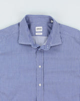 Armani Stripe Long Sleeve Shirt - L
