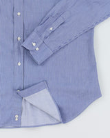 Armani Stripe Long Sleeve Shirt - L
