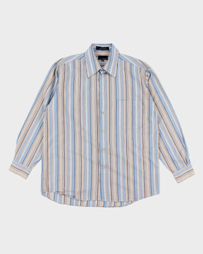Y2k 00s Bill Blass Stripe Shirt - L