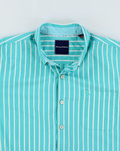 Tommy Bahama Blue Stripe Shirt - XL