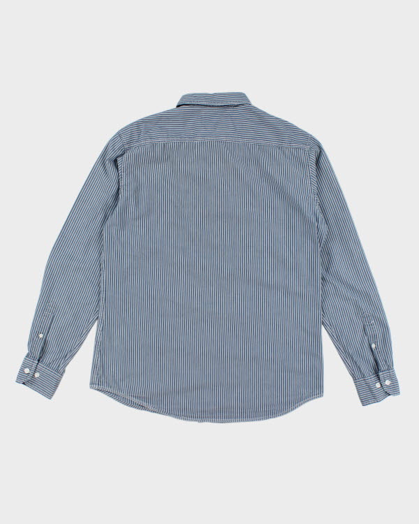 Y2k 00s Espirit Stripe Shirt - L
