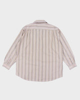 Y2k 00s Bill Blass Striper Shirty - XL
