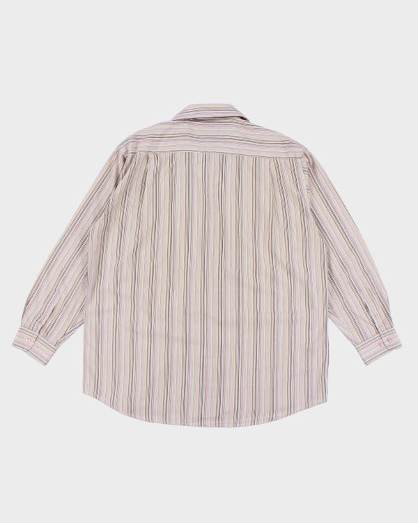 Y2k 00s Bill Blass Striper Shirty - XL