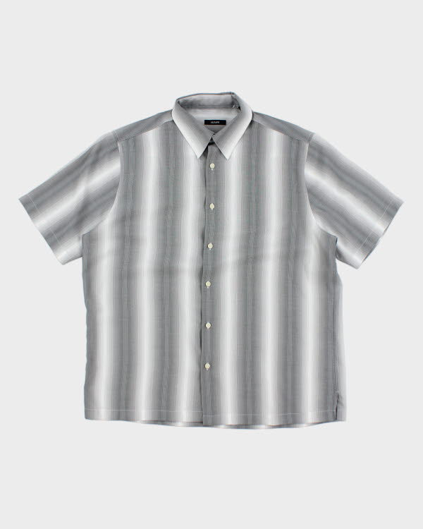 Y2k 00s Alfani Stripe Shirt - M