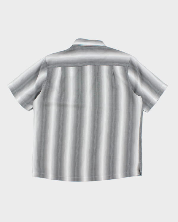 Y2k 00s Alfani Stripe Shirt - M
