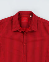 Guess Long Sleeve Red Shirt - L