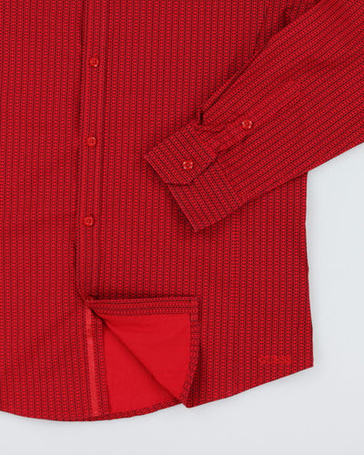 Guess Long Sleeve Red Shirt - L