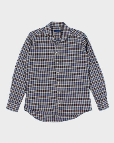 Y2k 00s Etro Check Shirt - M