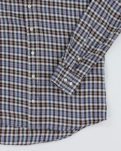 Y2k 00s Etro Check Shirt - M