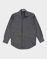 Pierre Cardin Grey Stripe Shirt - S