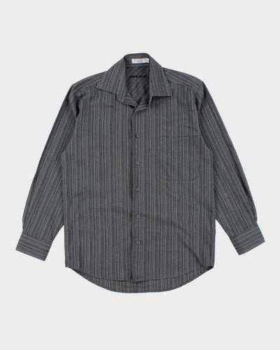 Pierre Cardin Grey Stripe Shirt - S