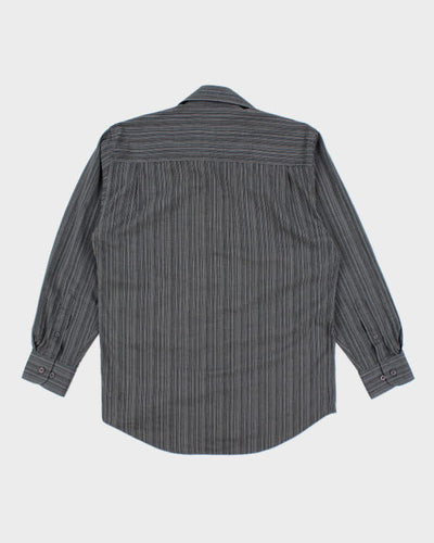 Pierre Cardin Grey Stripe Shirt - S