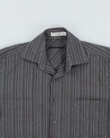 Pierre Cardin Grey Stripe Shirt - S