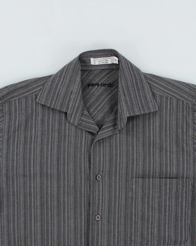 Pierre Cardin Grey Stripe Shirt - S