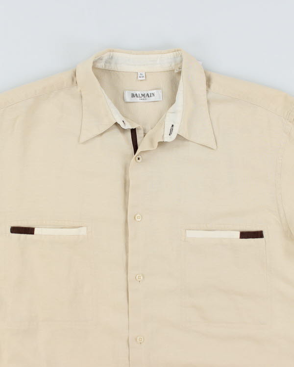 Balmain Short Sleeve Shirt - XL