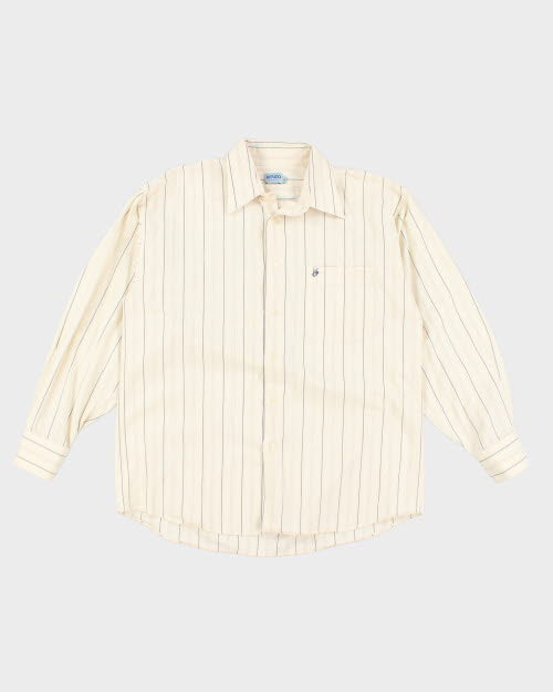 Vintage Kenzo Stripy Long-sleeved Shirt - M
