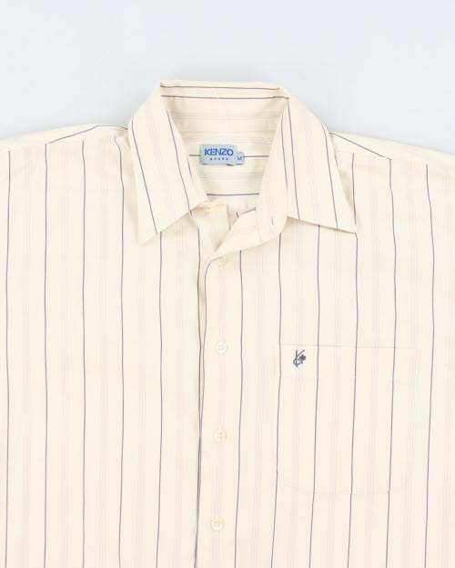 Vintage Kenzo Stripy Long-sleeved Shirt - M
