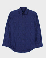 Y2k 00s Etro 39 Paisley Pattern Shirt - M