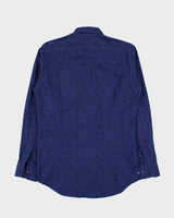 Y2k 00s Etro 39 Paisley Pattern Shirt - M