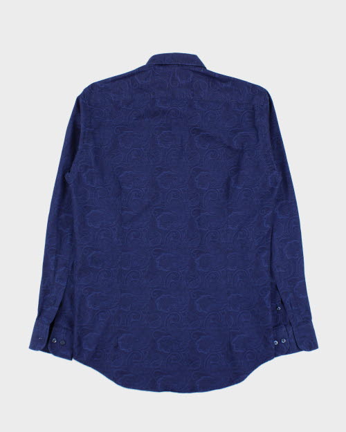 Y2k 00s Etro 39 Paisley Pattern Shirt - M
