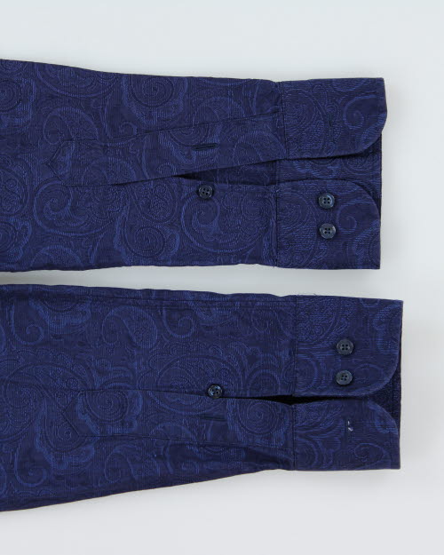 Y2k 00s Etro 39 Paisley Pattern Shirt - M