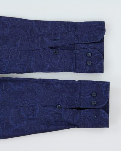 Y2k 00s Etro 39 Paisley Pattern Shirt - M