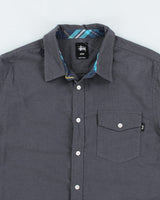 Vintage 2000's Stussy Button Up Long-sleeved Shirt - M