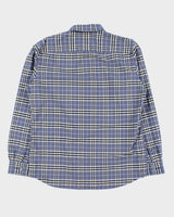 Burberry Blue Check Shirt - L