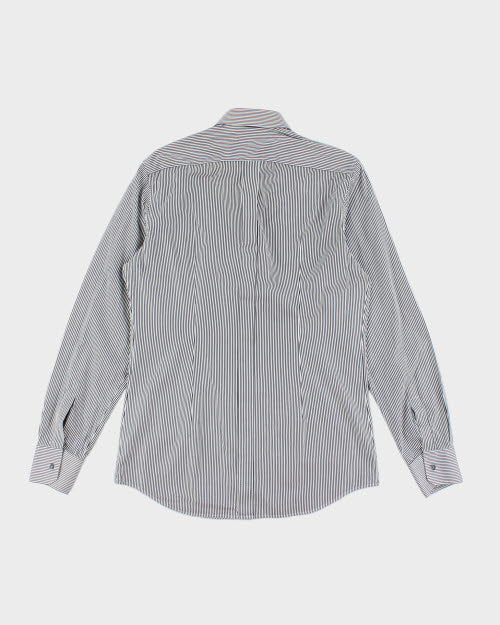 Vintage Dolce &amp; Gabbana Gold Striped Long-sleeved Shirt - M
