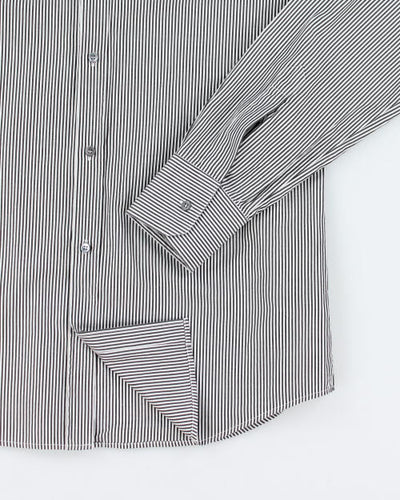 Vintage Dolce & Gabbana Gold Striped Long-sleeved Shirt - M