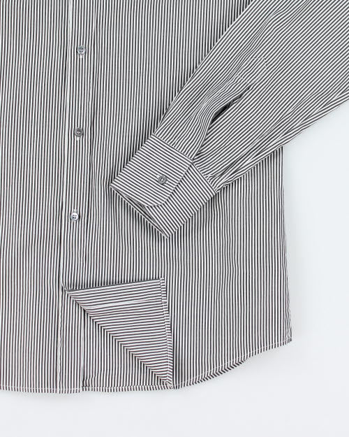 Vintage Dolce & Gabbana Gold Striped Long-sleeved Shirt - M