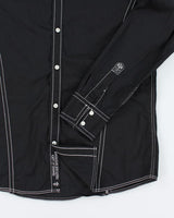 Vintage Y2K Roar Embroidered Gothic Shirt - M