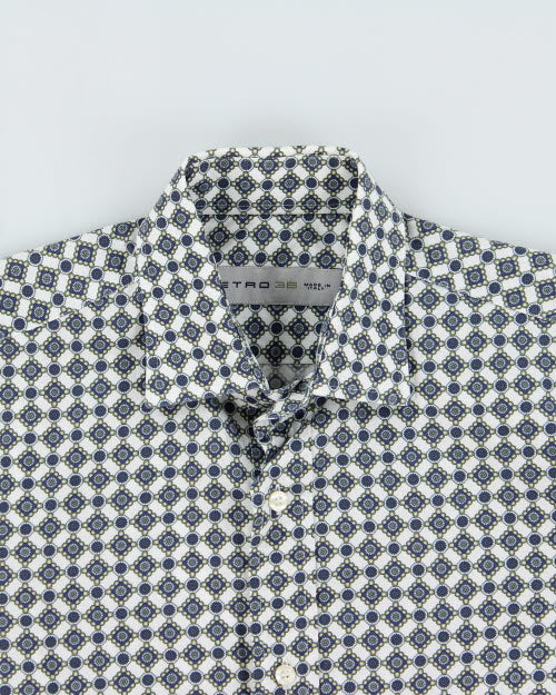 Y2k 00s Etro Pattern Shirt - M