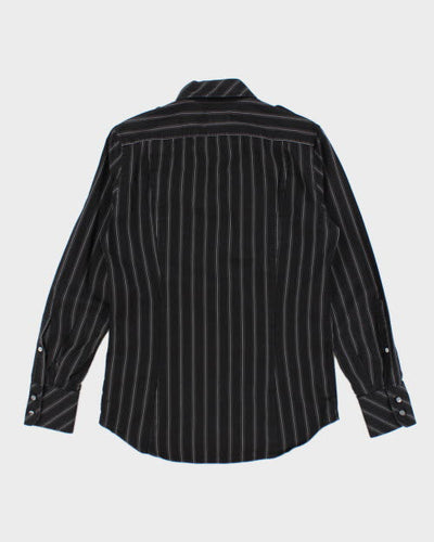 Vintage Y2K Diesel Striped Long-sleeved Shirt - S