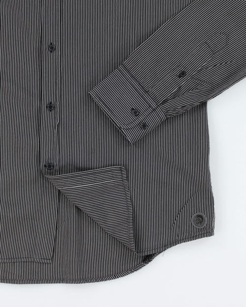 Y2k 00s Diesel Striped Shirt - L