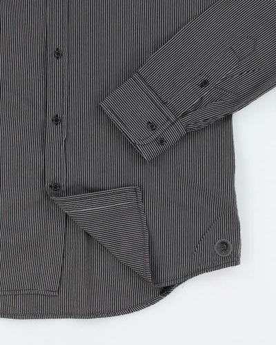 Y2k 00s Diesel Striped Shirt - L