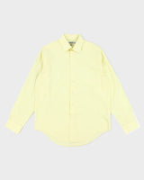 DKNY Yellow Long Sleeve Shirt - L