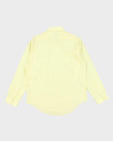 DKNY Yellow Long Sleeve Shirt - L