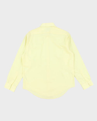 DKNY Yellow Long Sleeve Shirt - L