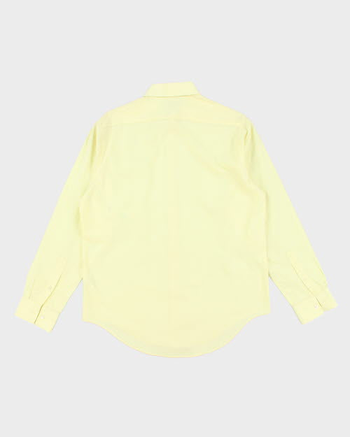 DKNY Yellow Long Sleeve Shirt - L