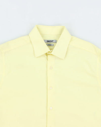 DKNY Yellow Long Sleeve Shirt - L
