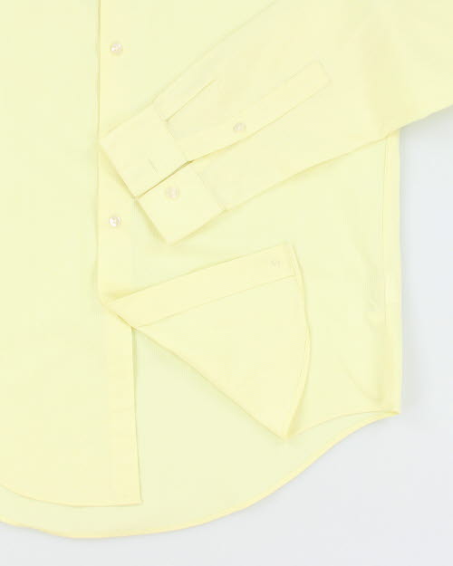DKNY Yellow Long Sleeve Shirt - L