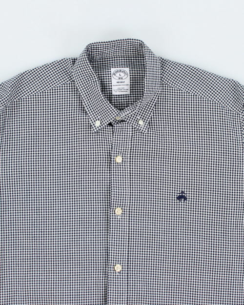 Brookes Brother Check Shirt - L
