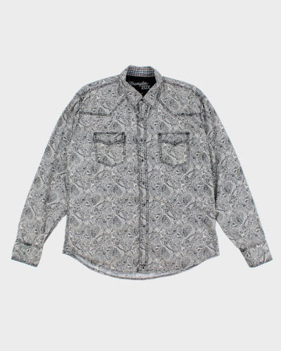 Wrangler Paisley Pattern Shirt - L